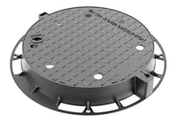Capac ventilat din fonta D.600 EN-124 D400 42 kg cu gauri (627x785x100 mm) MR TR 2