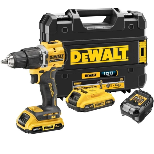 Masina de gaurit-insurubat cu acumulator DCD100YD2T Li-lon 18V 2buc. x 2Ah 2 viteze  DEWALT