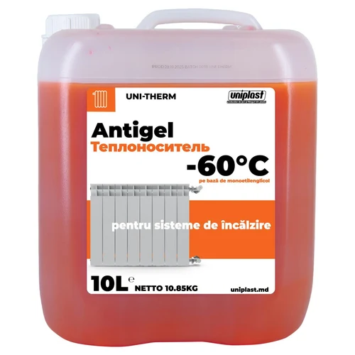 Жидкость для систем отопления Теплоноситель (-60°C) 10 л  UNI-THERM