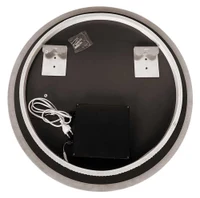 Oglinda pentru baie LED 2700/4000/6000K (rotunda cu janta) 60 x 60 cm IP44  UNIPLAST 2