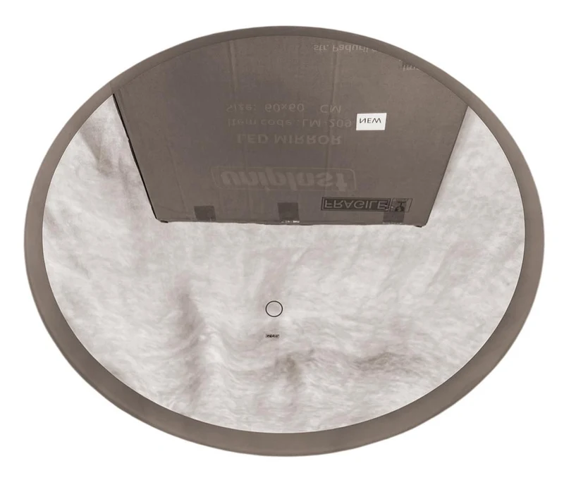 Oglinda pentru baie LED 2700/4000/6000K (rotunda cu janta) 60 x 60 cm IP44  UNIPLAST 4