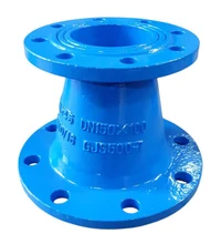 Reductie fonta cu flanse D.150 x 100 PN10/16 L=200 mm (8 gauri)  BLUCAST 2
