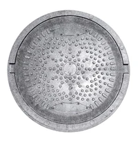 Capac cu rama compozit (nisip+polimer) D.630 (sur-inchis) (pentru gradina) 730x50 mm, 25 kg 3