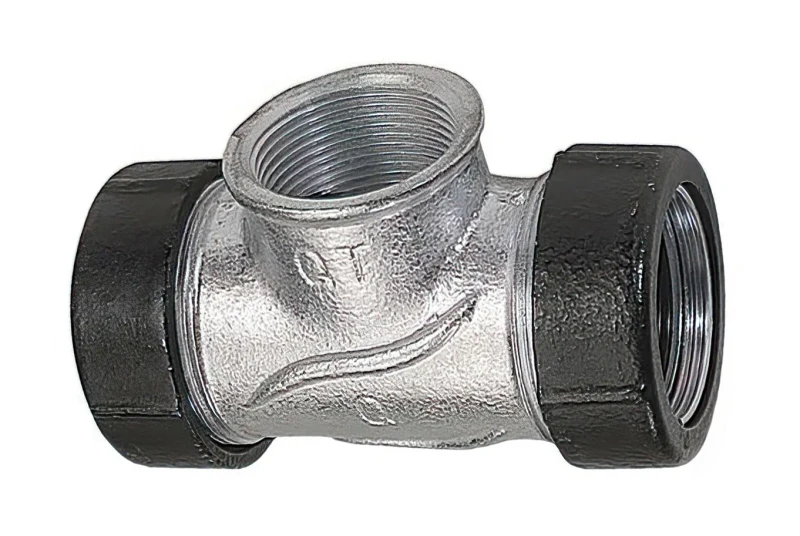 Тройник зажимной чугунный D.  1/2" (19.5-21.8 мм) x 1/2" М  GEBO 3