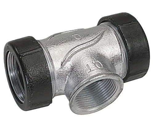 Тройник зажимной чугунный D.  1/2" (19.5-21.8 мм) x 1/2" М  GEBO