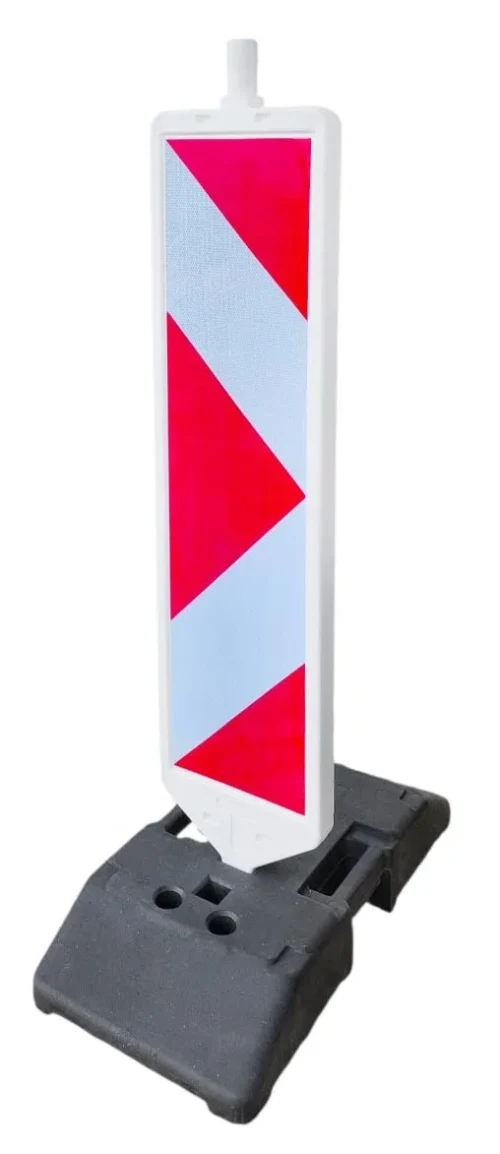 Stalp portabil pentru delimitare rutiera H=1350 cm (79 х 39 х 11.5 cm)