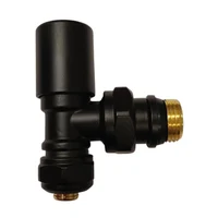 Robinet calorifer coltar Tur PEX D. 1/2" FE x 16 (negru mat)  GK 2