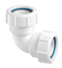 Cot de canalizare cu compresiune PP 90° D. 40 Art. 40A-WH  MCALPINE 2