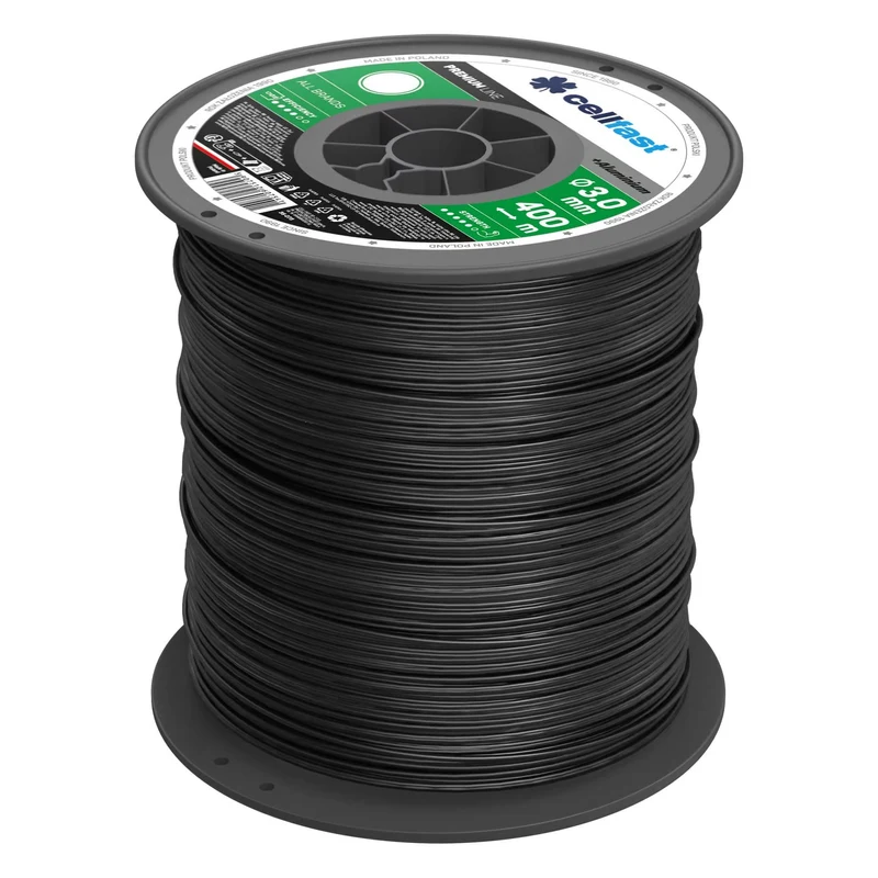 Fir motocoasa rotunda PREMIUM 3.0 mm (400 m) CELLFAST 2