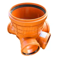 Baza camin de inspectie PP D.315x160 H=394 mm (3 intrare / 1 iesire) (portocaliu)  PESTAN