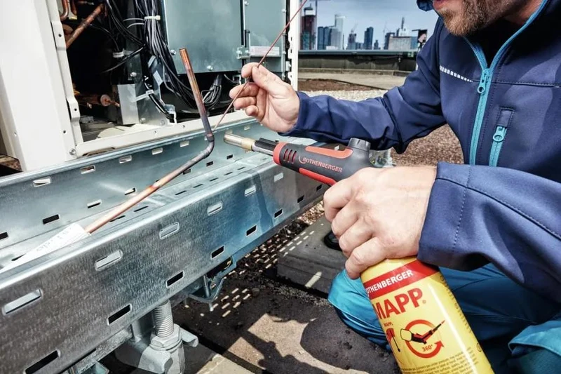 Aparat de lipit profesional SUPER FIRE 4 cu arzator ciclon, 7/16" EU (1500001355)  ROTHENBERGER 4
