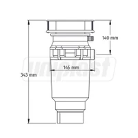 Tocator resturi alimentare Perfect Grind 0.86 L WDU-1ASEU-POL  MCALPINE 2
