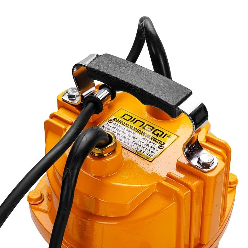 Pompa submersibila pentru fecale cu tocator H=6 m 1.5 kW  DINGQI 3