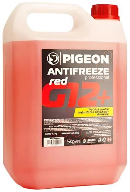 Antifriz G12+ (-30) rosu 5 L  PIGEON