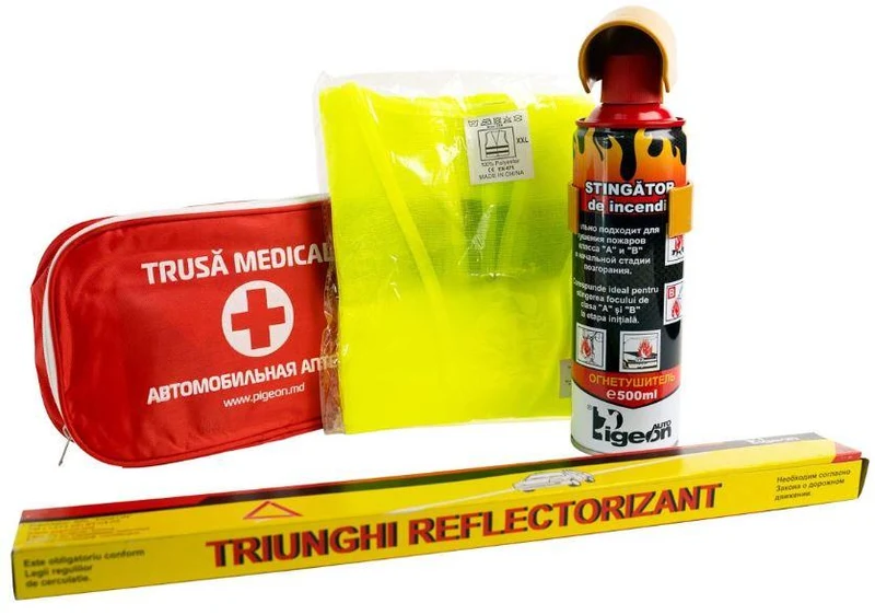Set pentru automobil triunghiular (5 buc)  PIGEON 2