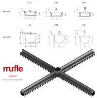 Соединение 4-х стороннее Clipslot10 100/70 мм A15  MUFLESYSTEM 5