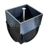 Соединение 4-х стороннее Clipslot10 100/70 мм A15  MUFLESYSTEM