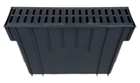 Canal canalizare PP  500x400x100 mm cu grila din PP  SAB 2
