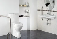 Lavoar pentru persoane cu dizabilitati 60 cm  EGE VITRIFIYE 3