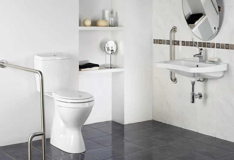 Lavoar pentru persoane cu dizabilitati 60 cm  EGE VITRIFIYE 3
