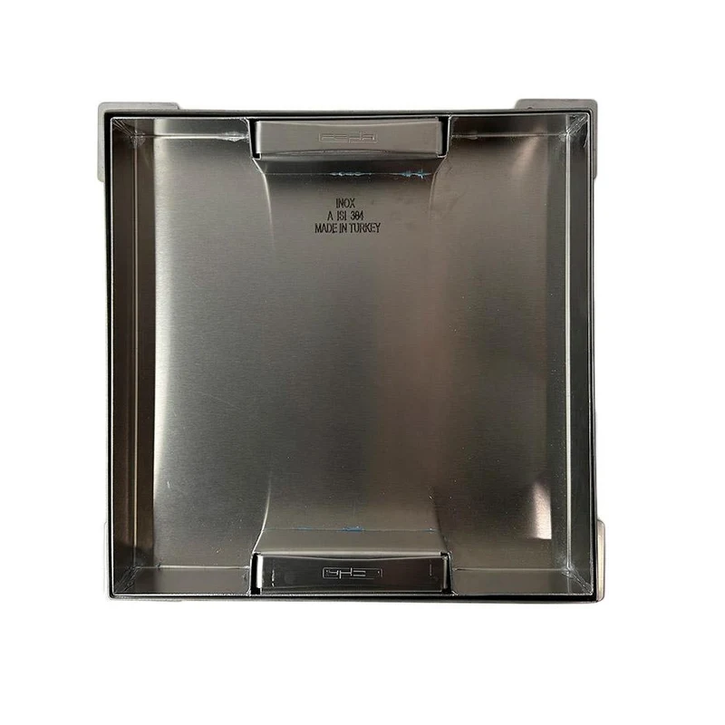 Capac pentru camin de vizitare inox patrat 500x500x25 mm A15 (invizibil) 2