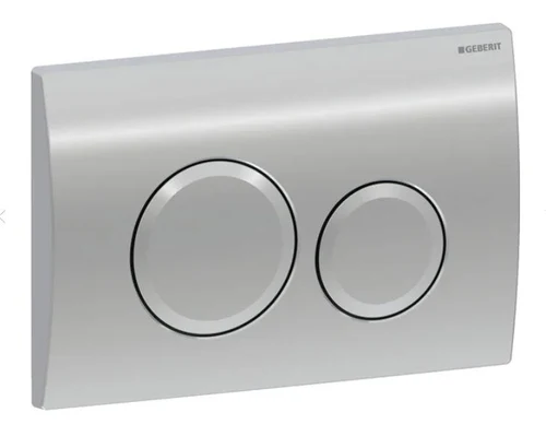 Кнопка смыва двойная  DELTA  20 (хром)  GEBERIT