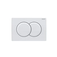 Кнопка смыва двойная  DELTA  01 (белый-weiss)  GEBERIT