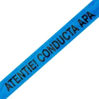 Banda cu fir inox (panglica semnalizare) "APA" L=250 m (H=100 mm, 04 fir) albastra VR 2