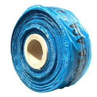 Banda cu fir inox (panglica semnalizare) "APA" L=250 m (H=100 mm, 04 fir) albastra VR 3