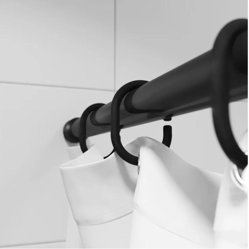 Inele pentru perdea plastic (negre) 12buc. 6x4cm TENDANCE (52055) 3