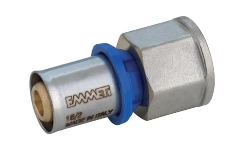 Adaptor cu piulita press D. 16 x 3/4" FI  APE