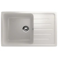 Chiuveta de bucatarie  din granit  75 x 50 x 20 cm  (alb)  U-400-331 ULGRAN