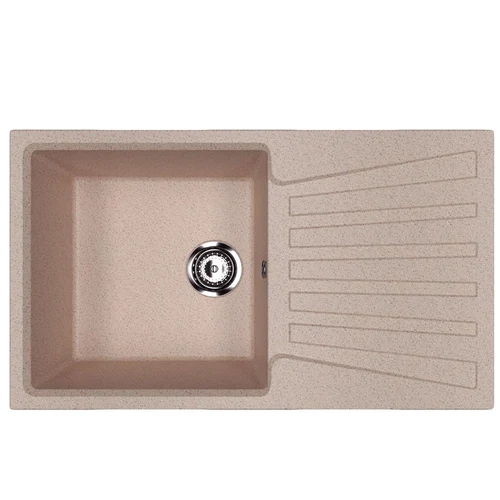 Chiuveta de bucatarie  din granit  83 x 48 x 19 cm  (nisip)  U-703-302  ULGRAN