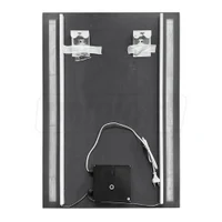 Oglinda pentru baie LED 2700/4000/6000K (dreptunghiulara cu doua benzi) 60 x 80 cm IP44  UNIPLAST 2