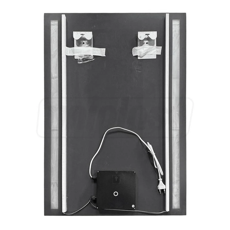 Oglinda pentru baie LED 2700/4000/6000K (dreptunghiulara cu doua benzi) 60 x 80 cm IP44  UNIPLAST 2
