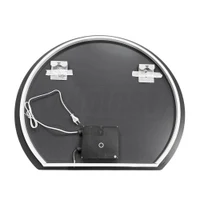 Oglinda pentru baie LED 2700/4000/6000K (semirotunda) 70 x 80 cm IP44  UNIPLAST 2