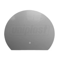 Oglinda pentru baie LED 2700/4000/6000K (semirotunda) 70 x 80 cm IP44  UNIPLAST