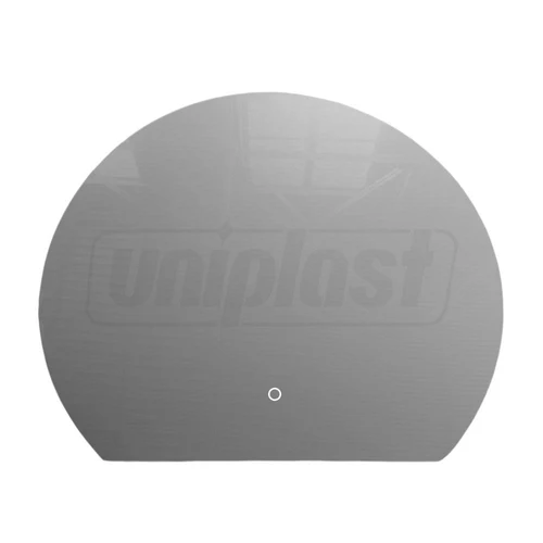 Oglinda pentru baie LED 2700/4000/6000K (semirotunda) 70 x 80 cm IP44  UNIPLAST