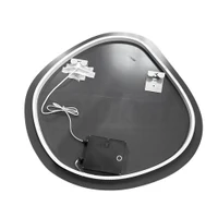 Oglinda pentru baie LED 2700/4000/6000K (rotunda freeform) 80 x 80 cm IP44  UNIPLAST 2