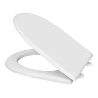 Capac WC polipropilen, universal (alb), cu fixare din plastic, 355х427,5 mm СУ3  SOLOPLAST