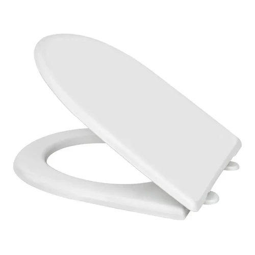 Capac WC polipropilen, universal (alb), cu fixare din plastic, 355х427,5 mm СУ3  SOLOPLAST