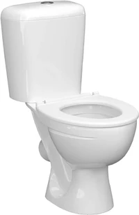 WC compact pentru copii Little (alb) cu scaun moale (MS), cu armatura Incoer, clasa 1  KERAMIN