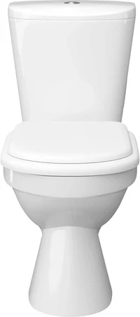 WC compact Lago (alb) cu scaun dur (JS), clasa 1, cu capac si set de fixare  KERAMIN 3