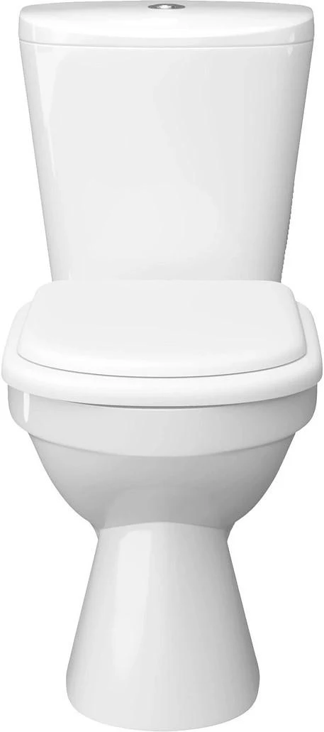 WC compact Lago (alb) cu scaun dur (JS), clasa 1, cu capac si set de fixare  KERAMIN 3