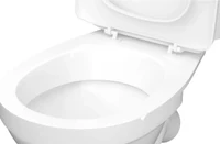 WC compact Lago (alb) cu scaun dur (JS), clasa 1, cu capac si set de fixare  KERAMIN 4
