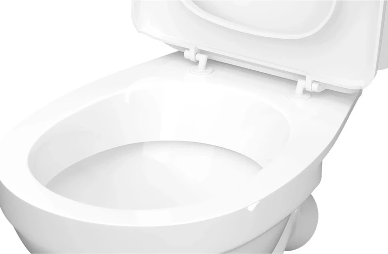 WC compact Lago (alb) cu scaun dur (JS), clasa 1, cu capac si set de fixare  KERAMIN 4