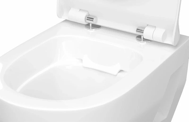 WC suspendat Bari (alb) cu scaun Slim cu microlift, clasa 1  KERAMIN 3