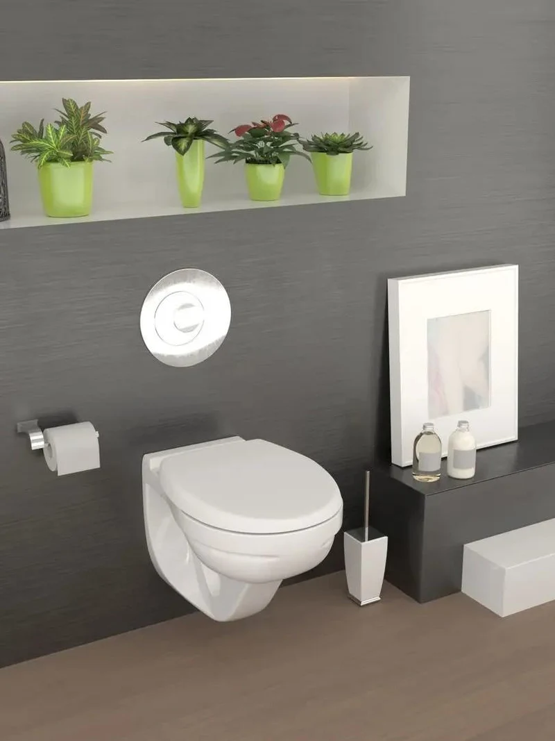 WC suspendat Grand R (alb) cu scaun moale (MS)  KERAMIN 4