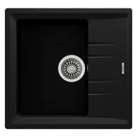 Мойка кухонная гранит STONE 50B TG 1B 1D   50 x 50 см  (чёрный)  TEKA