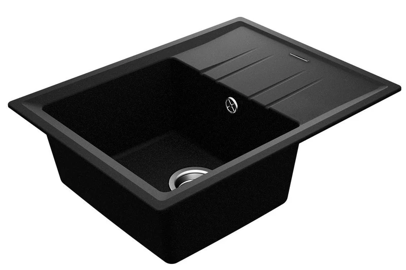 Мойка кухонная гранит STONE 45S TG 1B 1D   45 x 45 см  (чёрный)  TEKA 2